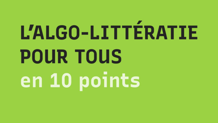 Algo literacy for all in 10 points